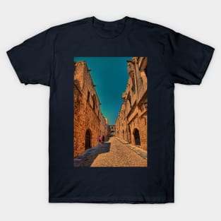 Greece. Rhodes. Old Town. Main Street. T-Shirt
